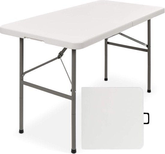 ADSafety Opvouwbare Campingtafel Wit - ADSafety
