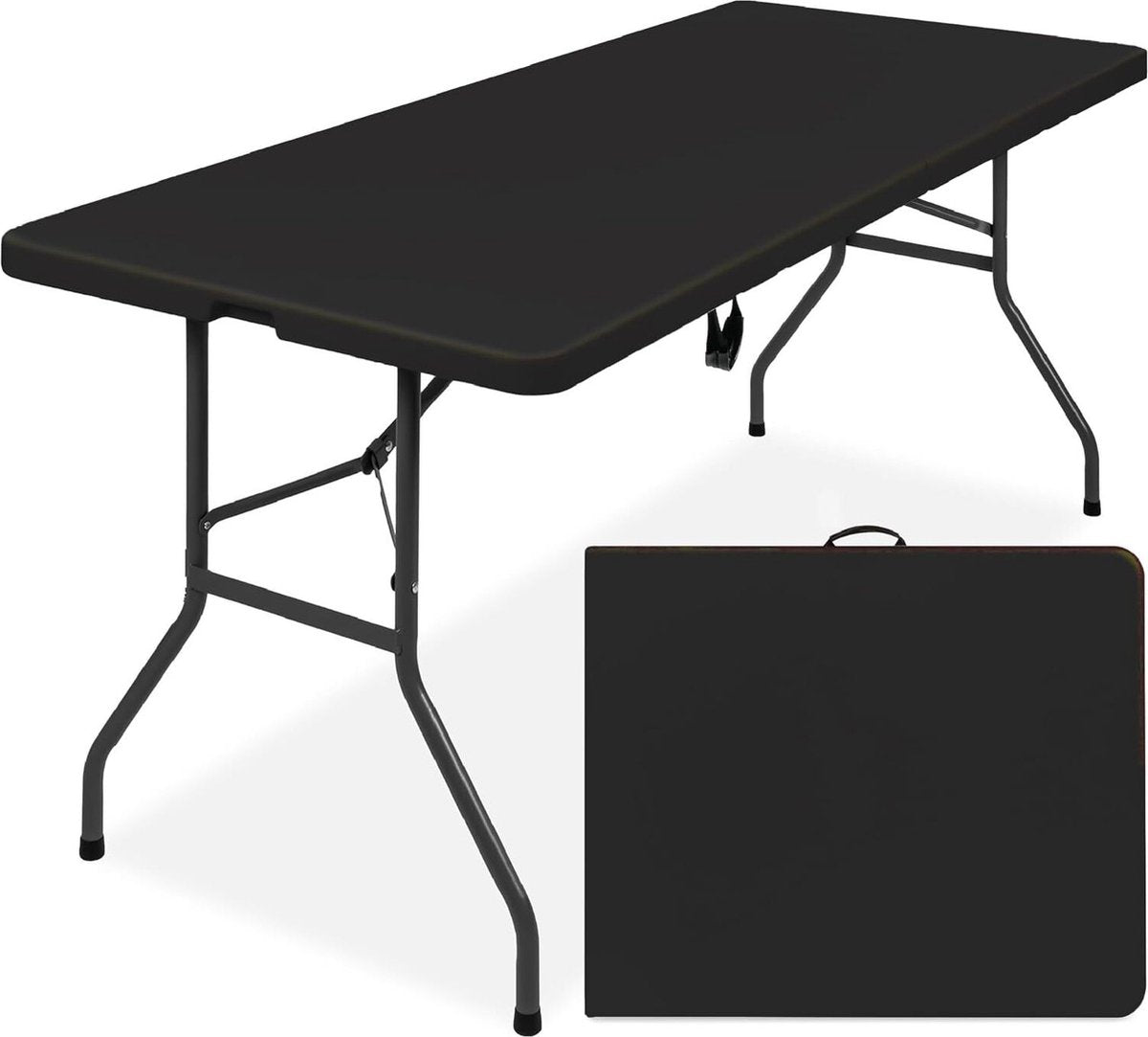 ADSafety Opvouwbare Campingtafel Zwart - ADSafety