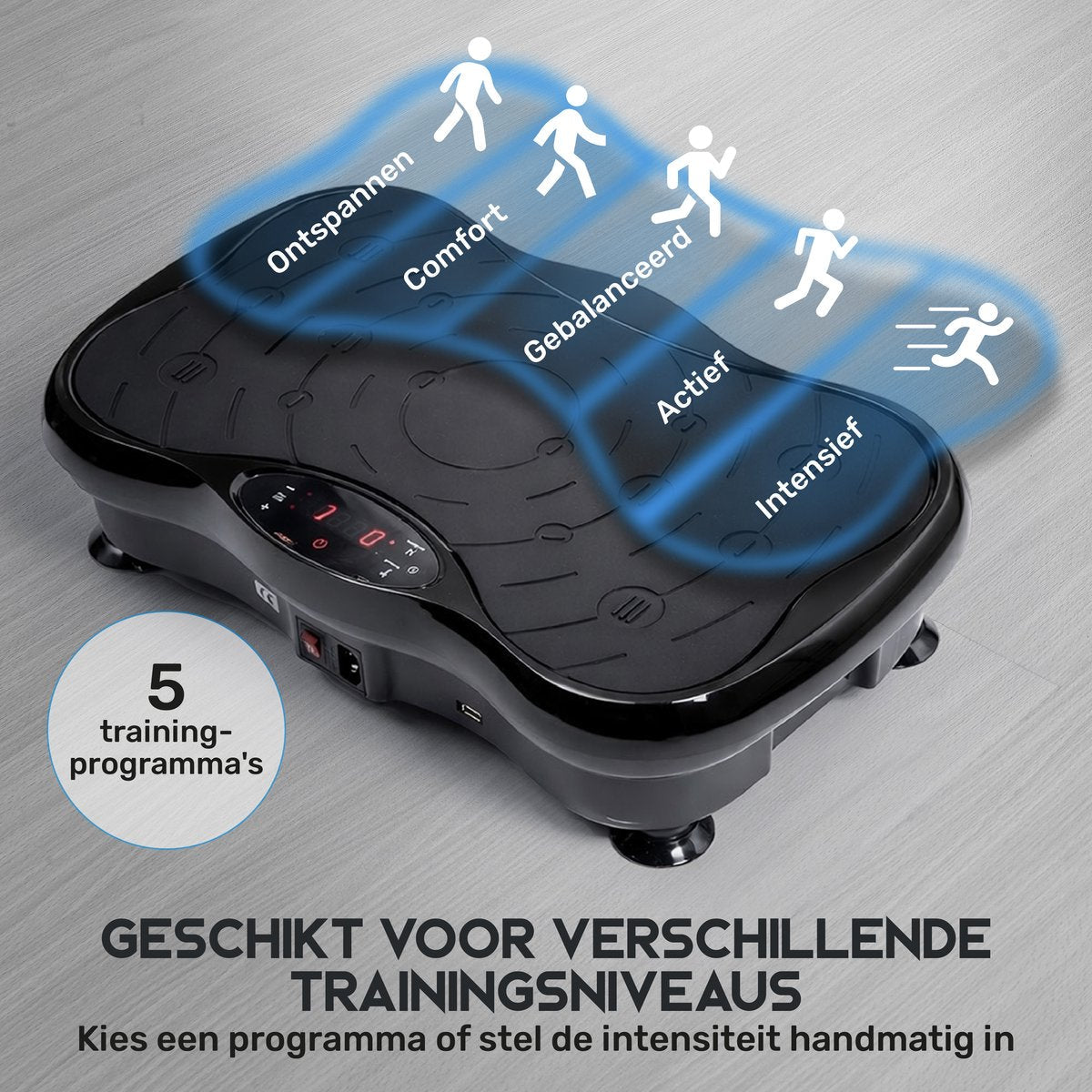 ADSafety Trilplaat Fitness - Met Weerstandsbanden en Bluetooth - ADSafety