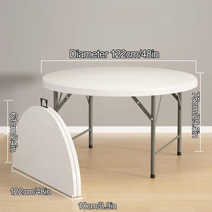 ADSafety Inklapbare Tafel - Ø122 x H74 cm - Wit