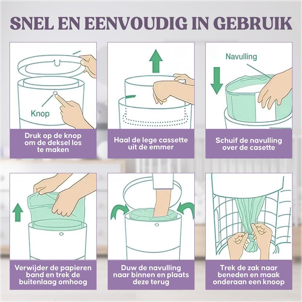 Navulling plaatsen in zes stappen
