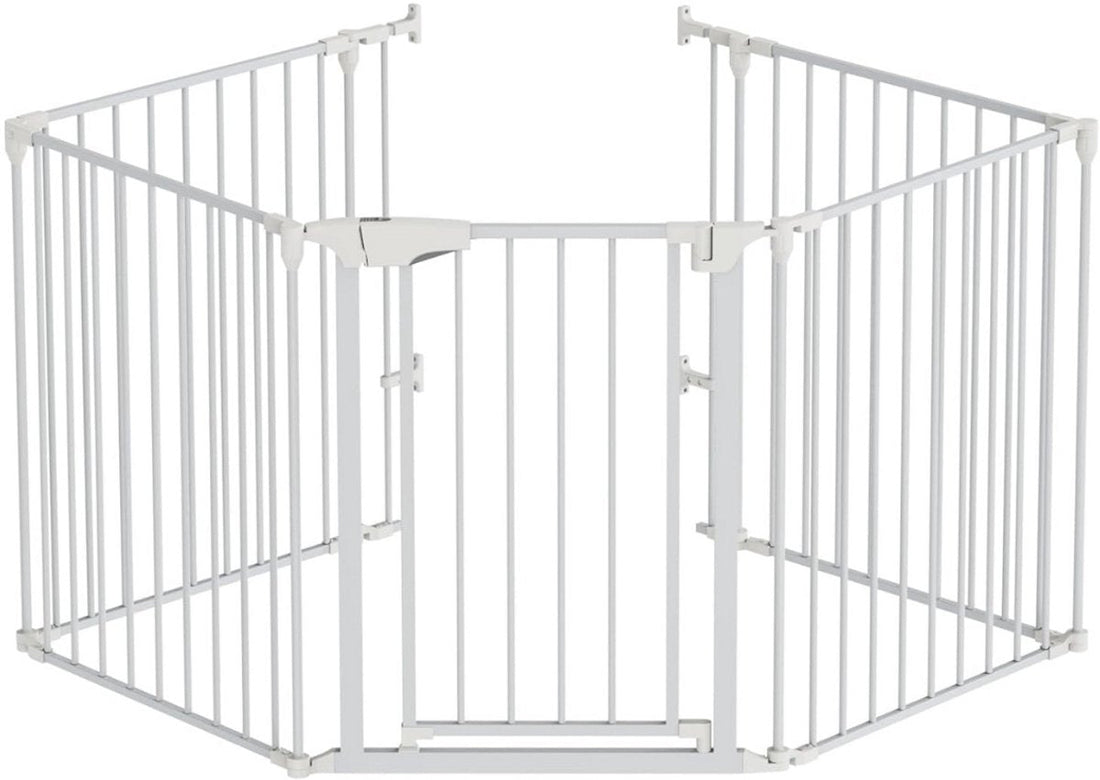 ADSafety 5 Panelen Veiligheidshekje - Tot 340 CM - Wit - ADSafety