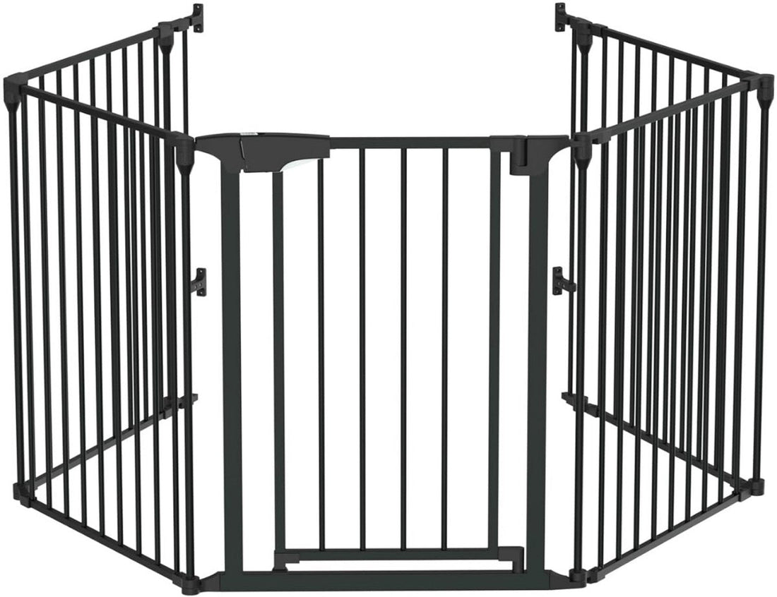 ADSafety 5 Panelen Veiligheidshekje - Tot 340 CM - Zwart - ADSafety