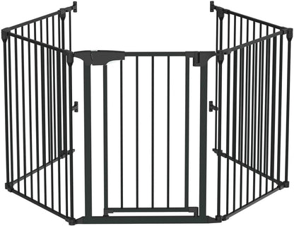 ADSafety 5 Panelen Veiligheidshekje - Tot 340 CM - Zwart - ADSafety