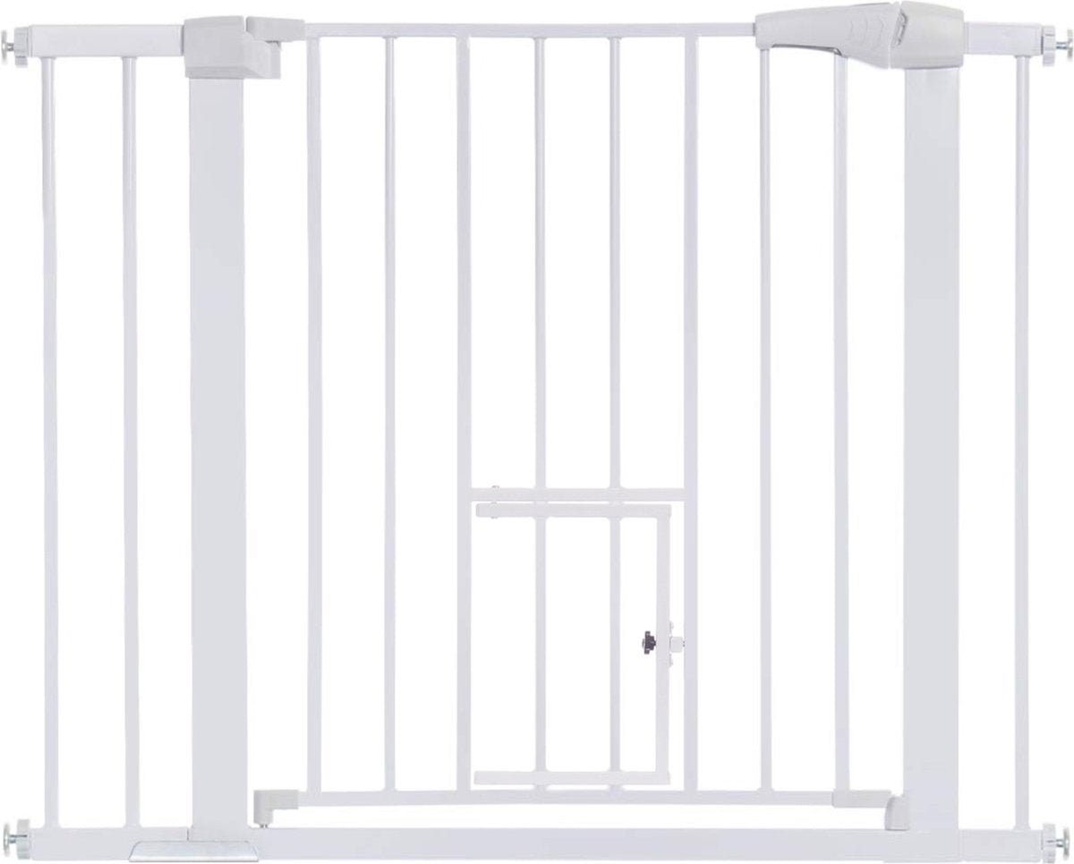 ADSafety Hondenhek Zonder Boren - 76 t/m 103 cm - Wit - ADSafety