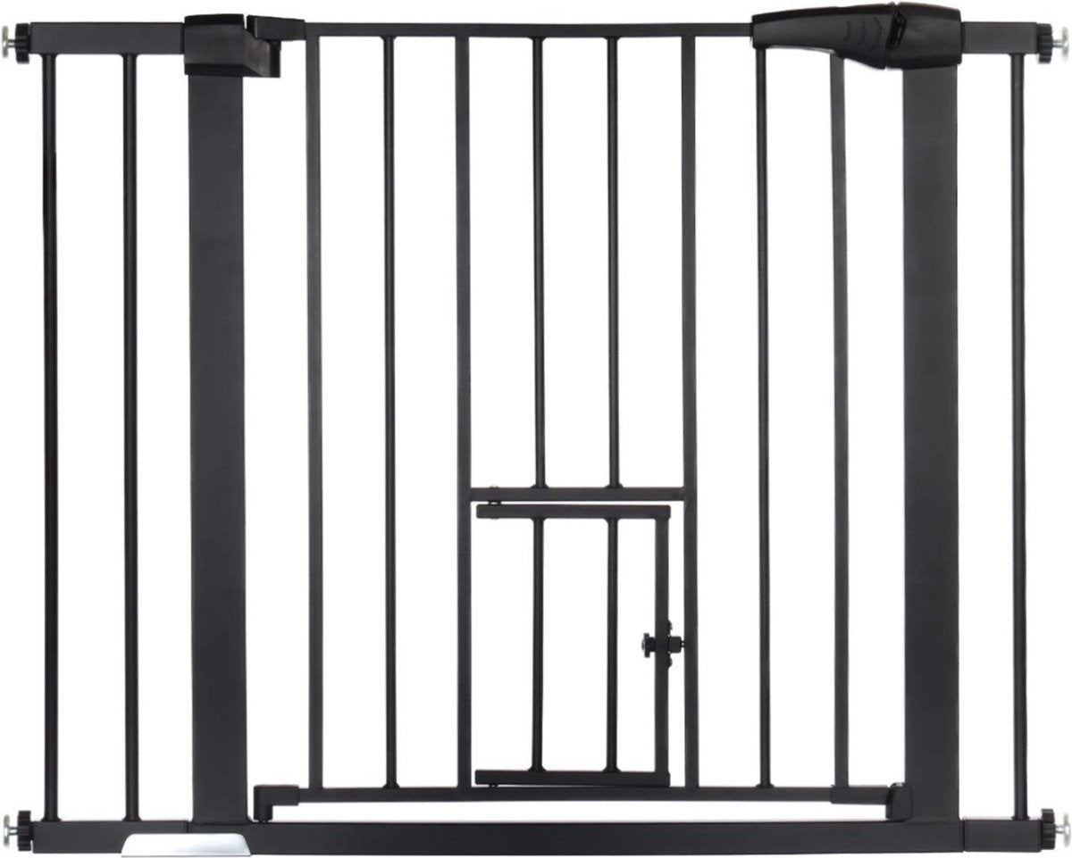 ADSafety Hondenhek Zonder Boren - 76 t/m 103 cm - Zwart - ADSafety