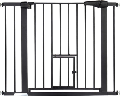 ADSafety Hondenhek Zonder Boren - 76 t/m 103 cm - Zwart - ADSafety