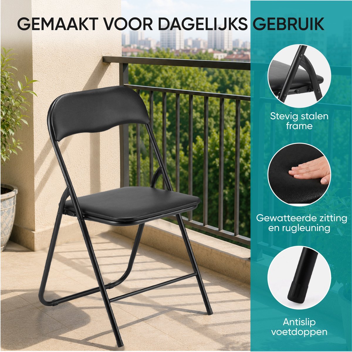 ADSafety Klapstoelen - Set van 2 - ADSafety