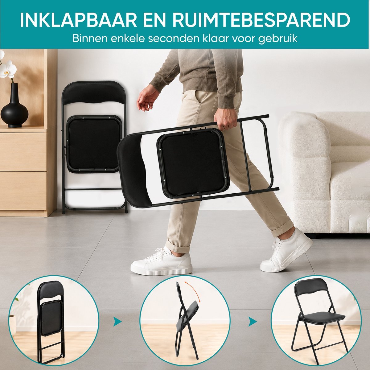 ADSafety Klapstoelen - Set van 2 - ADSafety