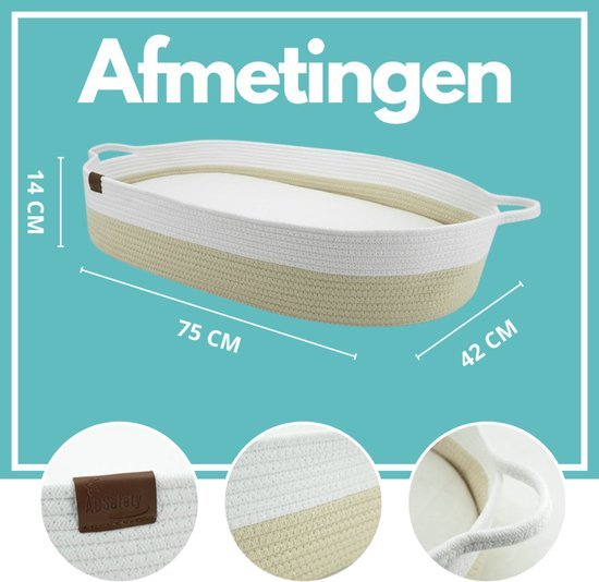 ADSafety Luxe Verschoonmand Crème - ADSafety