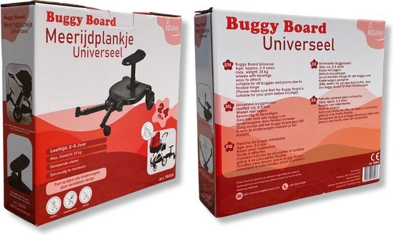 ADSafety Meerijdplankje Zwart - ADSafety