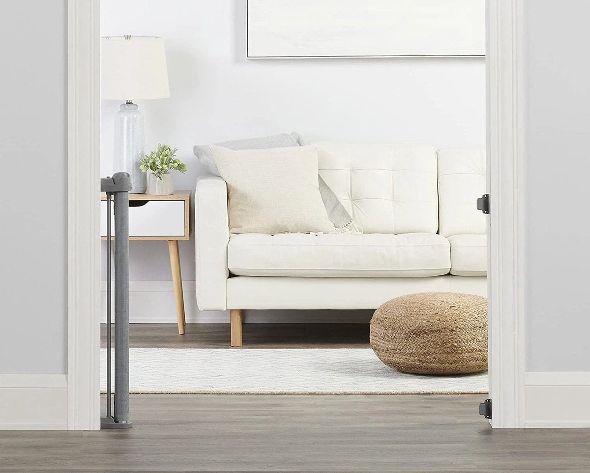 ADSafety Oprolbaar Hondenhekje - 10 tot 180 cm Breed - Zwart - ADSafety