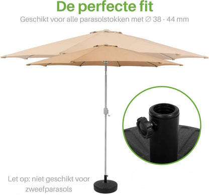 ADSafety Parasolvoet 21L - Vulbaar - Zwart - ADSafety
