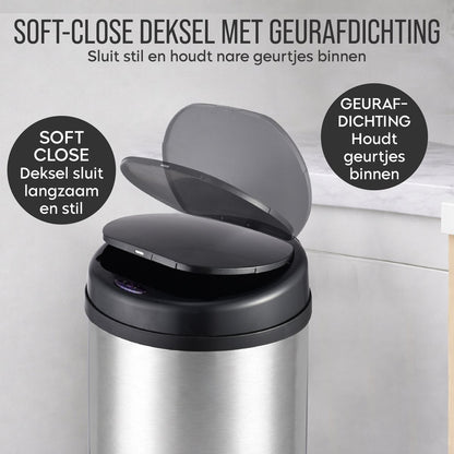 ADSafety Sensor Prullenbak 50L - Rond - ADSafety