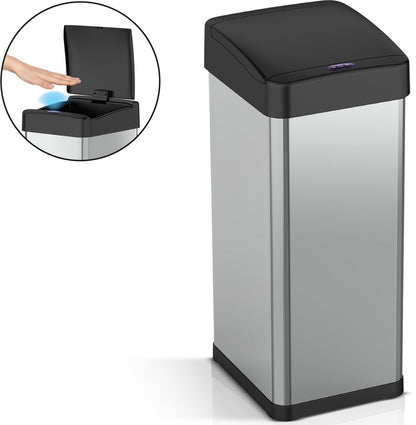 ADSafety Sensor Prullenbak 60L - Rechthoekig - ADSafety