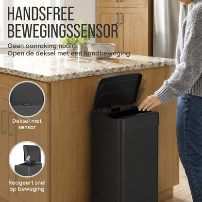 ADSafety Sensor Prullenbak 60L - Rechthoekig - ADSafety
