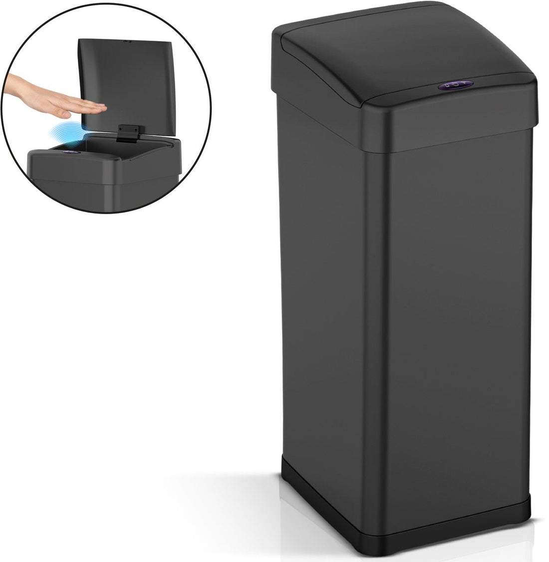 ADSafety Sensor Prullenbak 60L - Rechthoekig - ADSafety