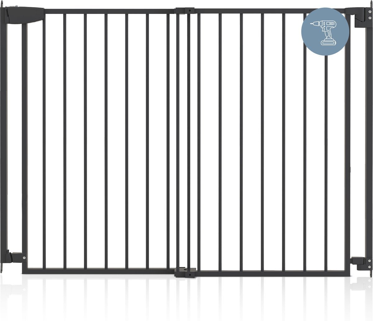 ADSafety Traphek Uitschuifbaar - 72 t/m 107 cm - Zwart - ADSafety