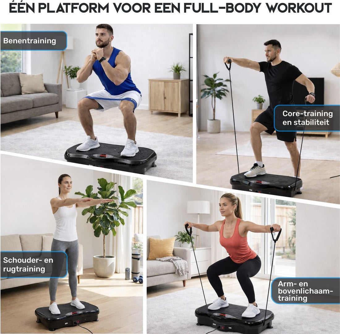 ADSafety Trilplaat Fitness - Met Weerstandsbanden en Bluetooth - ADSafety