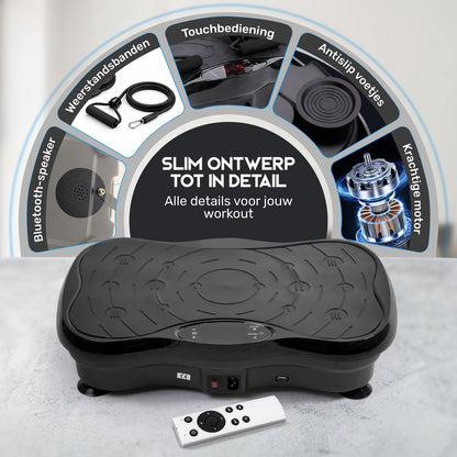 ADSafety Trilplaat Fitness - Met Weerstandsbanden en Bluetooth - ADSafety